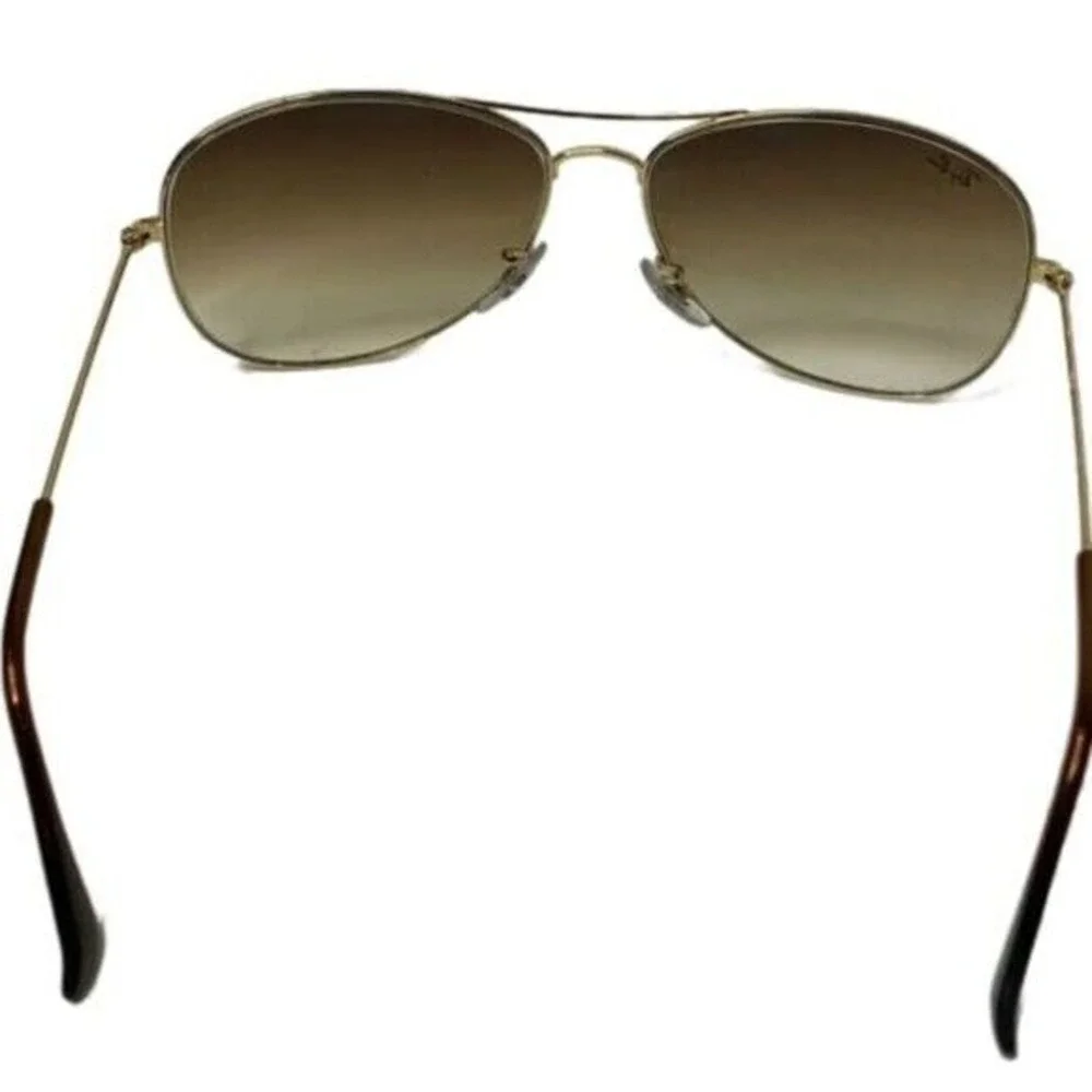 Ray-Ban Sunglasses Unisex OS Gold Aviator Classic Brown Gradient RB3025 Metal